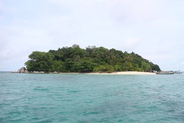 istock Small uninhabited island near West Belitung coast 1281085176