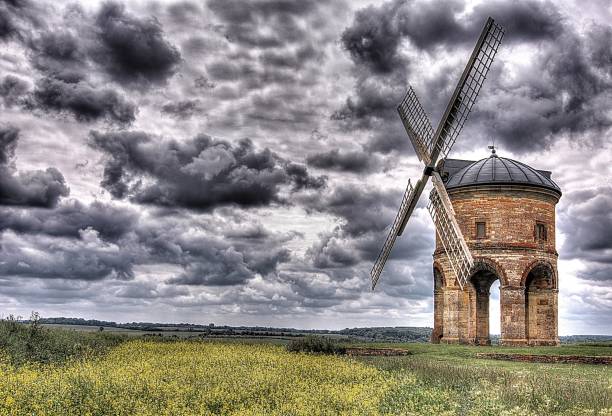 Chesterton Windmill Chesterton Windmill under a moody sky chesterton photos stock pictures, royalty-free photos & images