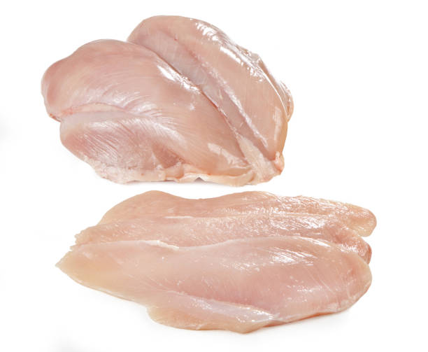 istock Uncooked Chicken Breast – Whole and Sliced 1281088851