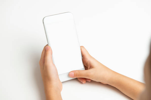 istock Little Girl Using Mobile Phone 1281092495