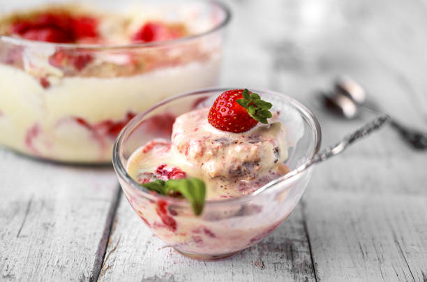 istock Diverse Keto Dishes, strawberries tiramisu 1281094703