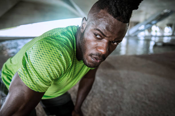 istock Close up of active athlete man 1281099844