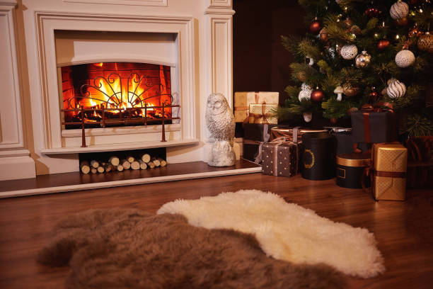 istock Winter holidays atmosphere in a warm room 1281104006