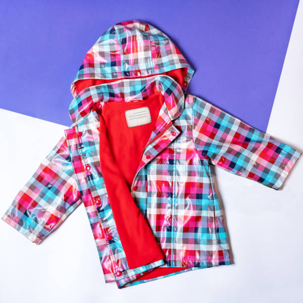 istock Stripe hood jacket mock up 1281106535