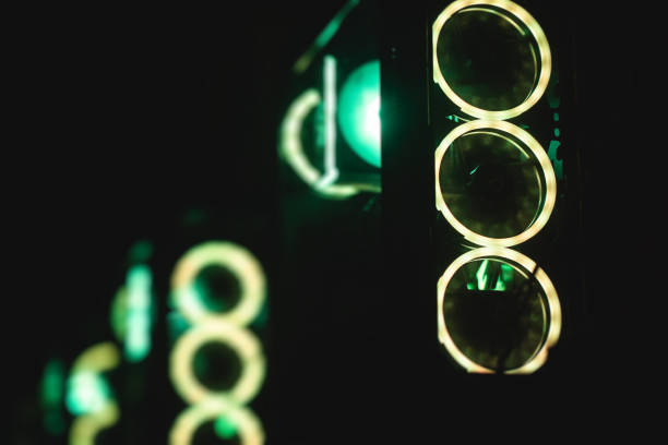 istock View of Gaming PC with rgb led lights, powerful high end personal computer, assembled with hardware components, at home or in cybersport arena 1281109574