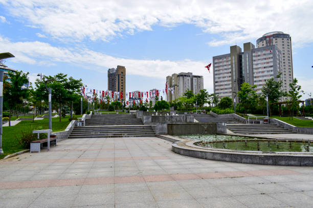 istock Nice park in the city center 1281112478