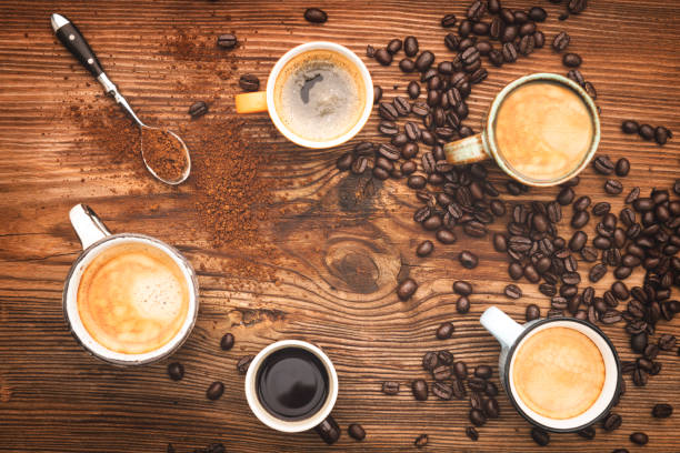 istock Coffee Cups Collection,Coffee in a row 1281115857
