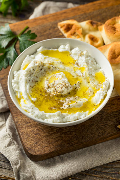 istock Homemade Yogurt Labneh Cheese Dip 1281122013
