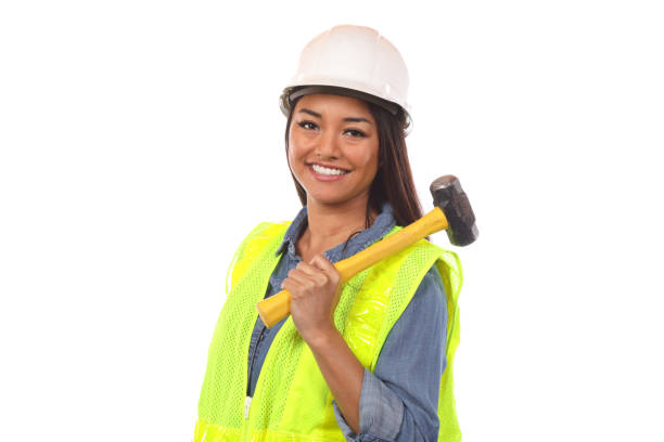 African American woman on white background.  Shot in Moreno Valley, California in October of 2020.