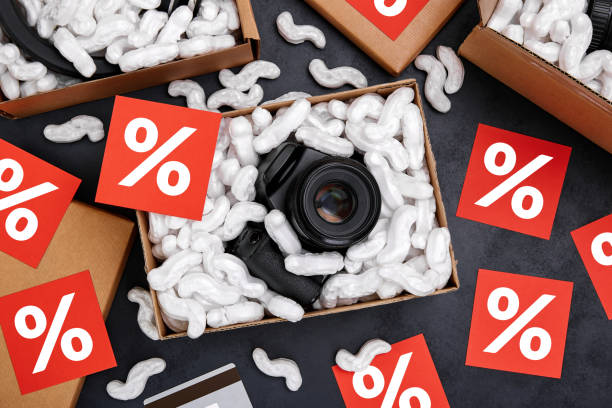 istock Online shopping of electronic products 1281125486