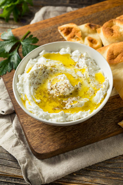 istock Homemade Yogurt Labneh Cheese Dip 1281125618