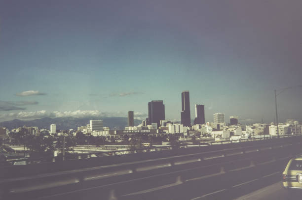 Downtown Los Angeles Skyline during the 1950's. Downtown, comprising diverse smaller areas such as Chinatown, Little Tokyo and the Arts District, offers renowned art museums, cutting-edge restaurants & hip bars. Modern high-rises mix with architectural landmarks, such as El Pueblo de Los Angeles, the city’s 1781 birthplace. Anchoring the Music Center performing arts complex is Walt Disney Concert Hall, with striking steel architecture designed by Frank Gehry. Copyright has expired on this artwork. Digitally restored historic photos.