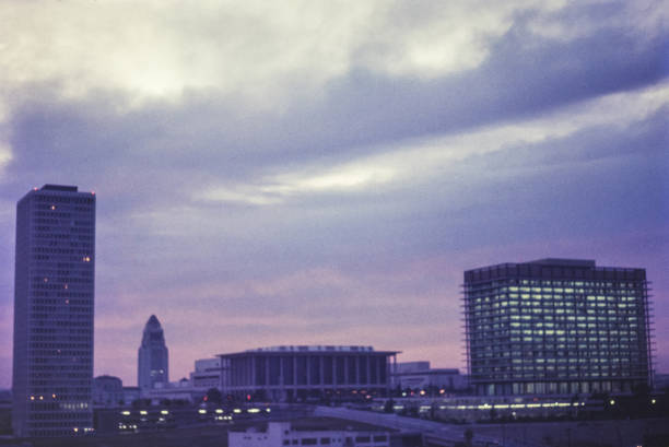 istock Downtown Los Angeles Skyline during the 1950's 1281127244