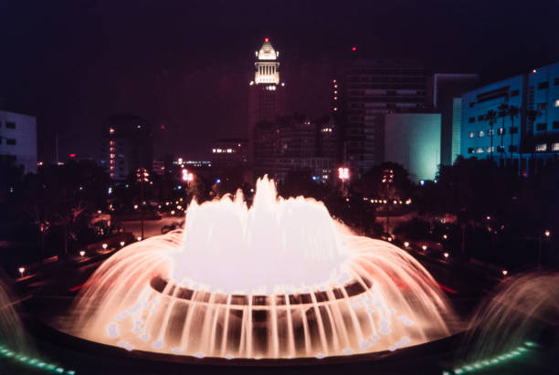 istock Downtown Los Angeles Skyline during the 1950's 1281127417