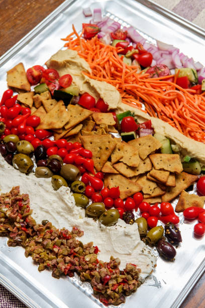 Greek Olive Hummus Platter