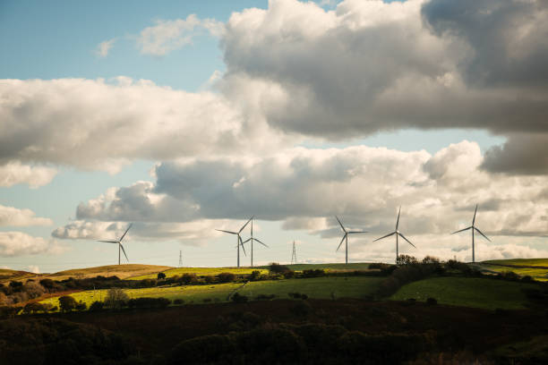 istock Wind farm in Rhondda Cynon Taff 1281133473