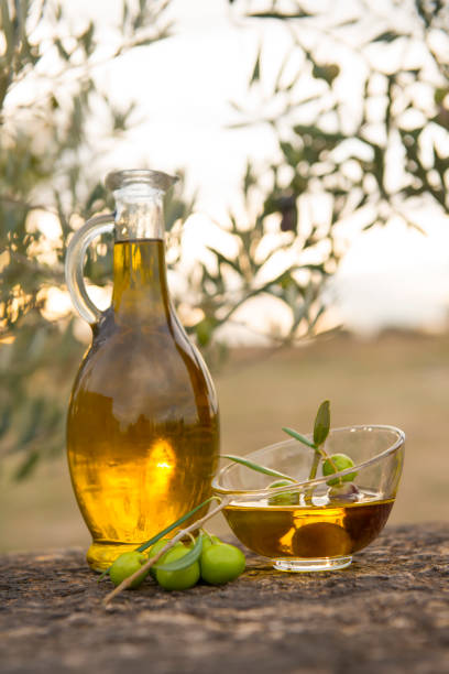 istock fresh olives and olive oil in their natural environment 1281134297