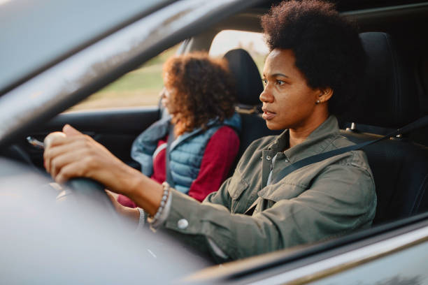 istock Mother and children going on a road trip 1281145389