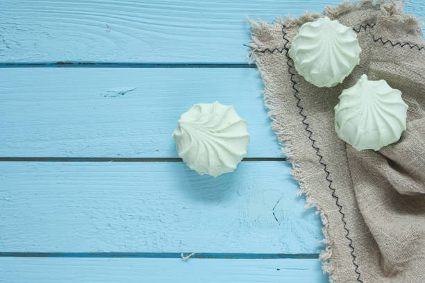 istock Background of many green russian marshmallows zephyr 1281147637