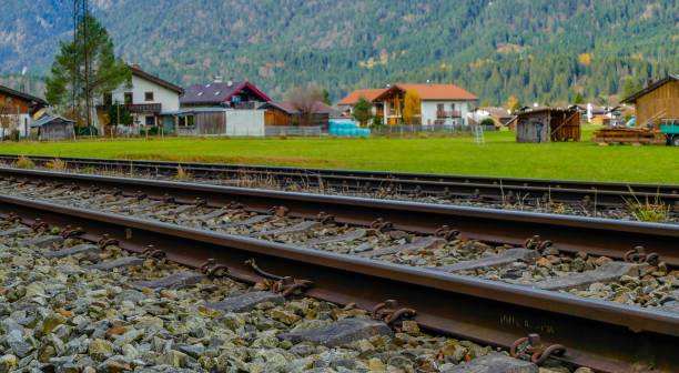 istock Railroad of Garmisch-Partenkirchen in Germany 1281154678