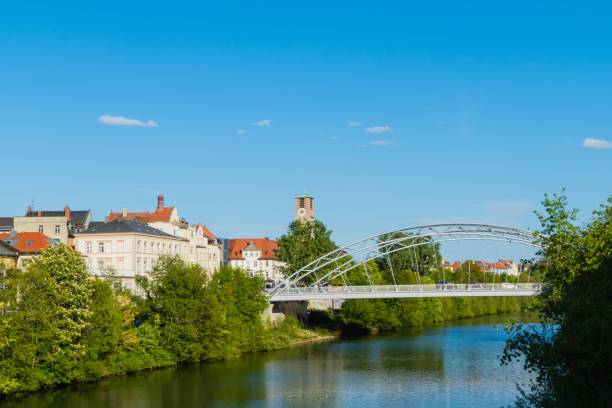 istock View to Bridge Channel Bamberg Germany 1281154790