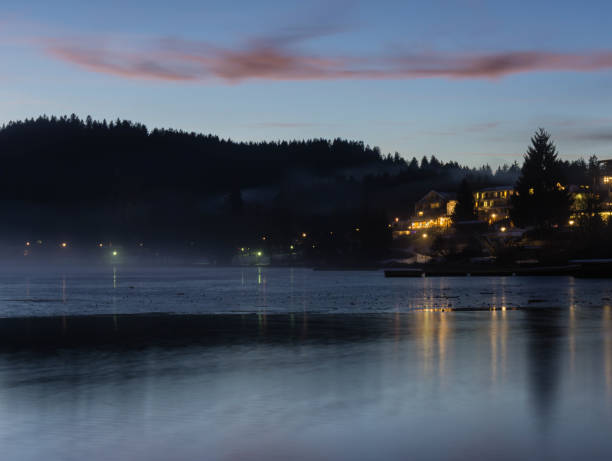 istock Winter Night on Lake Titisee Black Forest Germany 1281154944