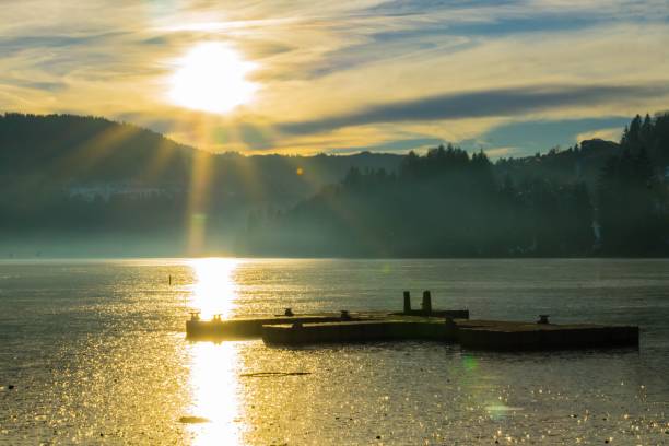 istock Evening Sun on the Lake Black Forest Germany 1281154955