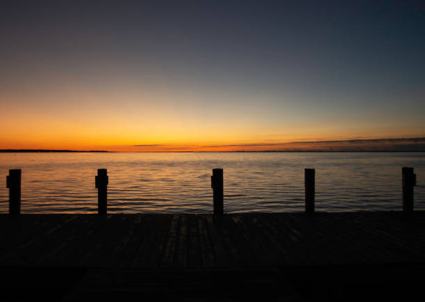 istock View from the Pier before Sunrise at Osprey Park #3, Long Island NY 1281158570