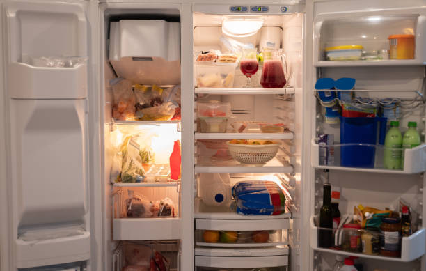 istock Fridge full of food 1281160502