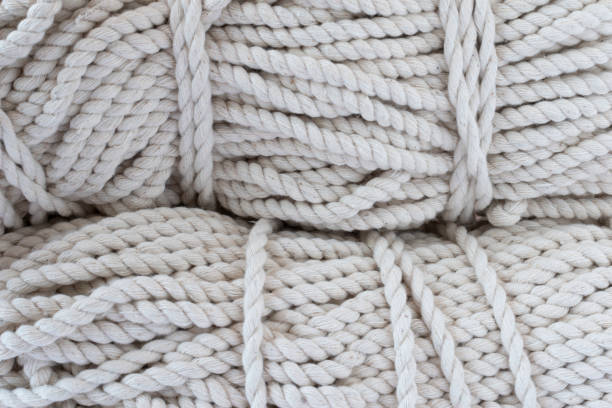 istock Skein of natural wool in close up 1281161503