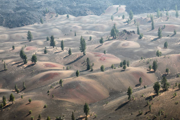 Painted Dunes at Cinder Cone Crater \nLassen Volcanic National Park