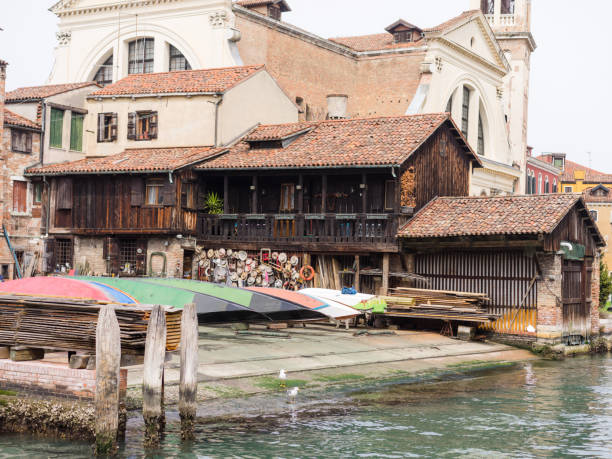 istock A gondola workshop in Venice, Italy 1281173313