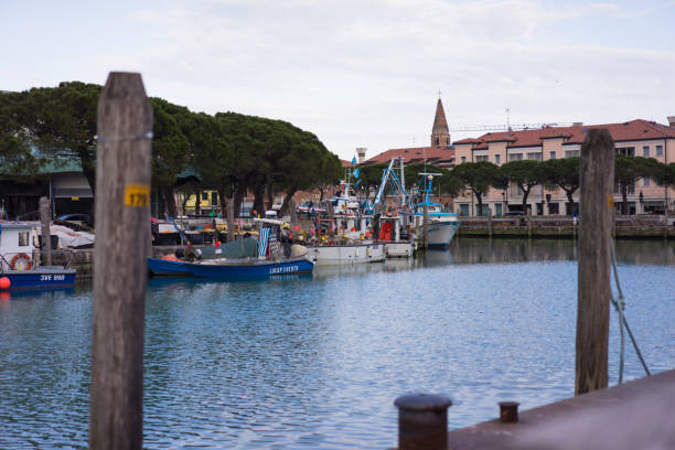 Fishing  boat at the pier in Italy, Caorle