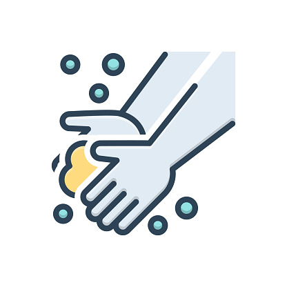 Icon for washing hand, washing, hand, hygience, prevention, health, disinfection, cleaner