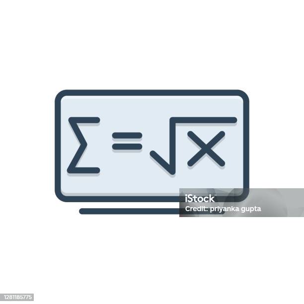 Math Formula Stock Illustration - Download Image Now - Education, Icon ...