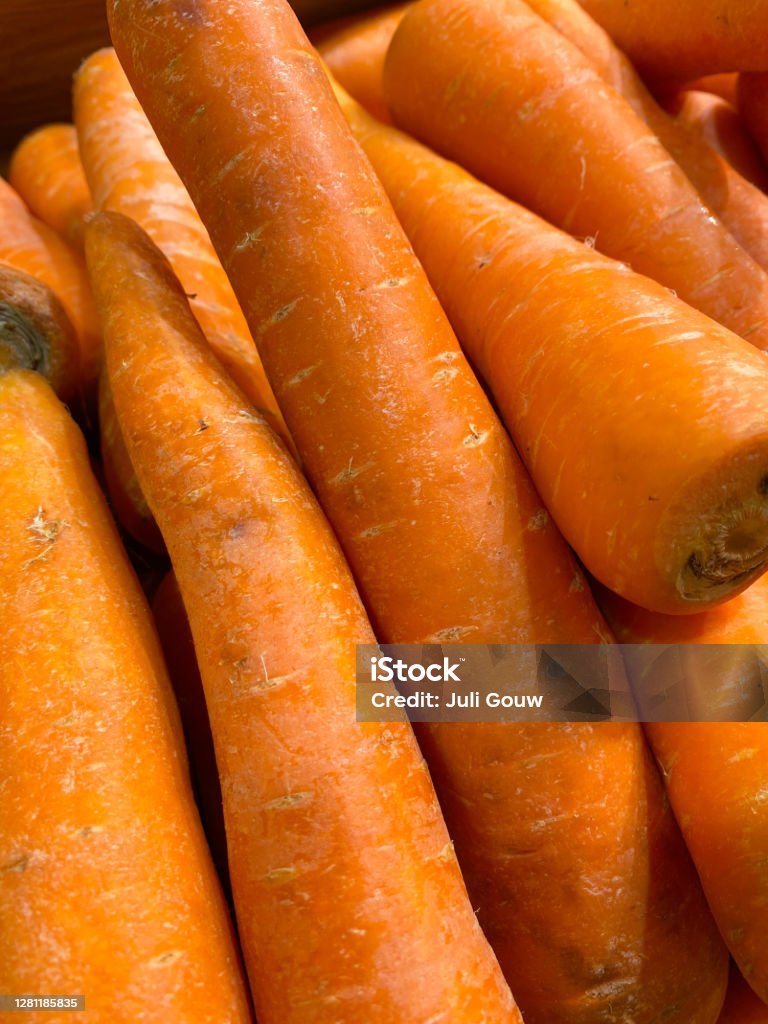 Carrots a pile of freshly colored carrots Agriculture Stock Photo