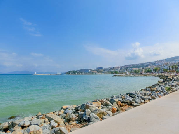 istock Aegean coast - Recreaiton area and beach 1281187519