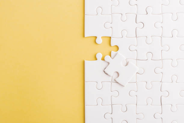 istock jigsaw puzzle game texture last pieces for solve and place 1281192211