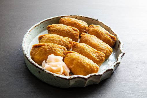 Gyoza Chinese Dumplings on Wood Plate, Fried Vegetable Jiaozi Macro, Chicken Momo Pile, Asian Gyoza Group Closeup
