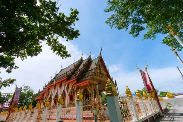 Wat Satue at Phra Nakhon Si Ayutthaya Province in Thailand