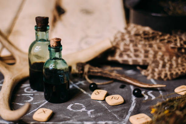 istock witch apothecary jars magic potions halloween decoration 1281210177