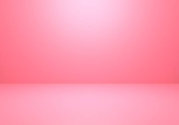istock 3d rendering of empty pink abstract minimal concept background. Scene for advertising, cosmetic ads, showcase, presentation, website, banner, cream, fashion. Illustration. Product display 1281215528