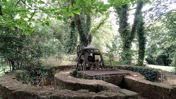 istock The diabolic devil garden and his old viewable equipment 1281216864