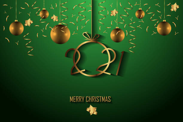 istock 2021 Merry Christmas background for your season invitations, festive posters, greetings cards. 1281223736