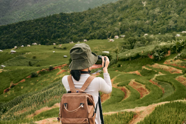 istock A Tourist Standing in A Rice Field, Thailand 1281224983