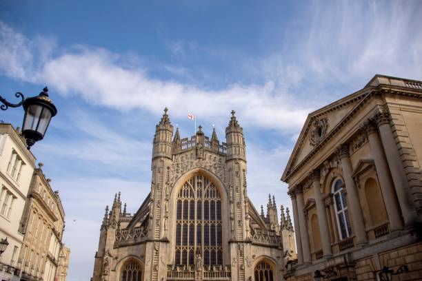 istock Old historic architecture from Bath city in England 1281226965