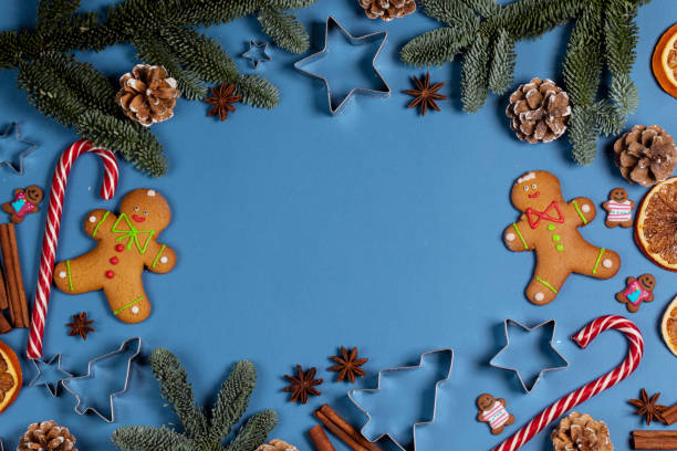 istock Christmas food background 1281230638