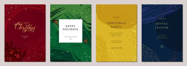 Vector illustration of Universal Christmas Templates_05