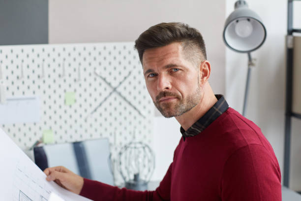 istock Portrait of Mature Architect 1281231276