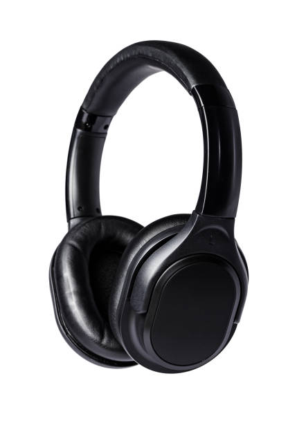 istock Protective headphones for shooting isolated on white 1281231968